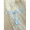 imageOYOANGLE Womens Ring Linked Floral Lace Low Rise Thongs Comfortable Lingerie UnderwearLight Blue
