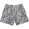 imageOYOANGLE Mens Leopard Graphic Print Adjustable Elastic Waist Drawstring Workout ShortsBlack Beige White