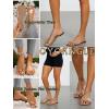imageOYOANGLE Womens Clear Square Open Toe Sandals Pu Leather Flat Slide On Sandals Transparent Outdoor SlippersApricot