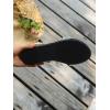 imageOYOANGLE Womens Clear Strap Flat Sandals Open Toe Double Band Casual Slide SandalsBrown Black