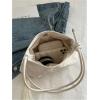 imageOYOANGLE Womens Floral Embroidered Shoulder Bags Fringe Small Underarm Purse Handbags Elegant Crossbody BagWhite