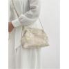 imageOYOANGLE Womens Flower Embroidery Clutch Purse Kiss Lock Shoulder Bags Evening HandbagGold
