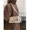 imageOYOANGLE Womens Metallic Flap Shoulder Bags Adjustable Strap Y2K Tote Handbags Evening Purses Crossbody BagSilver