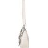 imageOYOANGLE Womens PU Leather Shoulder Bags Y2K Chain Decor Zipper Top Handle Handbags Small Underarm BagsWhite