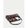 imageOYOANGLE Womens Pu Leather Flap Vintage Underarm Bags Top Handle Clutch Handbags Casual Mini Shoulder BagsBrown