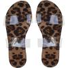 imageOYOANGLE Womens Clear Strap Flat Sandals Open Toe Double Band Casual Slide SandalsBrown Black