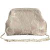 imageOYOANGLE Womens Flower Embroidery Clutch Purse Kiss Lock Shoulder Bags Evening HandbagPink