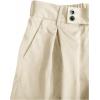 imageOYOANGLE Mens Pleated High Waist Wide Leg Pants Loose Fit Casual Pants with PocketBeige