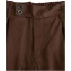 imageOYOANGLE Mens Pleated High Waist Wide Leg Pants Loose Fit Casual Pants with PocketBrown