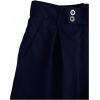 imageOYOANGLE Mens Pleated High Waist Wide Leg Pants Loose Fit Casual Pants with PocketDark Blue