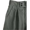 imageOYOANGLE Mens Pleated High Waist Wide Leg Pants Loose Fit Casual Pants with PocketDark Grey