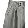 imageOYOANGLE Mens Pleated High Waist Wide Leg Pants Loose Fit Casual Pants with PocketGrey