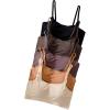 imageOYOANGLE Womens 5 Pack Bras Seamless Adjustable Straps Smoothing Wireless BralettesBlack Beige