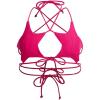 imageOYOANGLE Womens Plus Size Star Criss Cross Crop Cami Top Y2K Tie Backless Camisole Rave TopsHot Pink