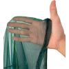 imageOYOANGLE Womens See Through Top Metallic Mesh Sheer Short Sleeve Rave TShirtGreen