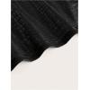 imageOYOANGLE Womens Crocodile Embossed PU Leather Mock Neck Tank Top Ruched Asymmetrical Hem Sleeveless TopsBlack