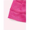 imageOYOANGLE Womens Spaghetti Strap Deep V Neck Crop Cami Tops Tie Front Sleeveless Peplum TopHot Pink
