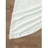 imageOYOANGLE Womens Textured Knot Side Wrap Beach Mini Skirts Bathing Suit Cover Up SkirtWhite