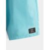 imageOYOANGLE Boys Colorblock Letter Drawstring Waist Straight Leg Shorts with PocketsPink Blue