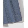 imageOYOANGLE Boys Short Sleeve Collar Neck Cable Knitted Solid Plain Golf Uniform ShirtDusty Blue
