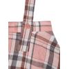imageOYOANGLE Girls 2 Piece Outfits TShirt ampamp Overall Skirt Set Clothing SetsWhite Plaid