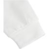 imageOYOANGLE Girls Long Sleeve Drop Shoulder High Low Asymmetrical Hem Crop Hoodie TopWhite