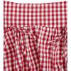 imageOYOANGLE Womens Bubble Checkered Tie Bow Front Y2k Mini SkirtsRed