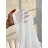 imageOYOANGLE Womens Sheer Open Back Sports Tank Top Sleeveless Twist Ruched Workout Tops Sleeveless Yoga ShirtsWhite