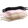 imageOYOANGLE Girls 3 Pack Bandeau Strapless Bralette Comfortable Bras Seamless Tube Top BraBlack and Apricot