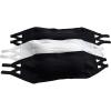 imageOYOANGLE Girls 3 Pack Bandeau Strapless Bralette Comfortable Bras Seamless Tube Top BraMulticolor