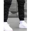 imageOYOANGLE Mens Cargo Jogger Pants Elastic Drawstring Waist Flap Pocket Joggers Hiking Outdoor Track JoggingBlack