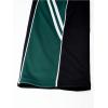 imageOYOANGLE Girls Color Block Striped Hip Hop Track Pants Elastic Waist Wide Leg Sweatpants Y2K Baggy TrousersBlack Green