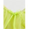 imageOYOANGLE Womens Lingerie Set 2 Piece Mesh Lace Sheer Chemise and G String Babydoll NightwearGreen