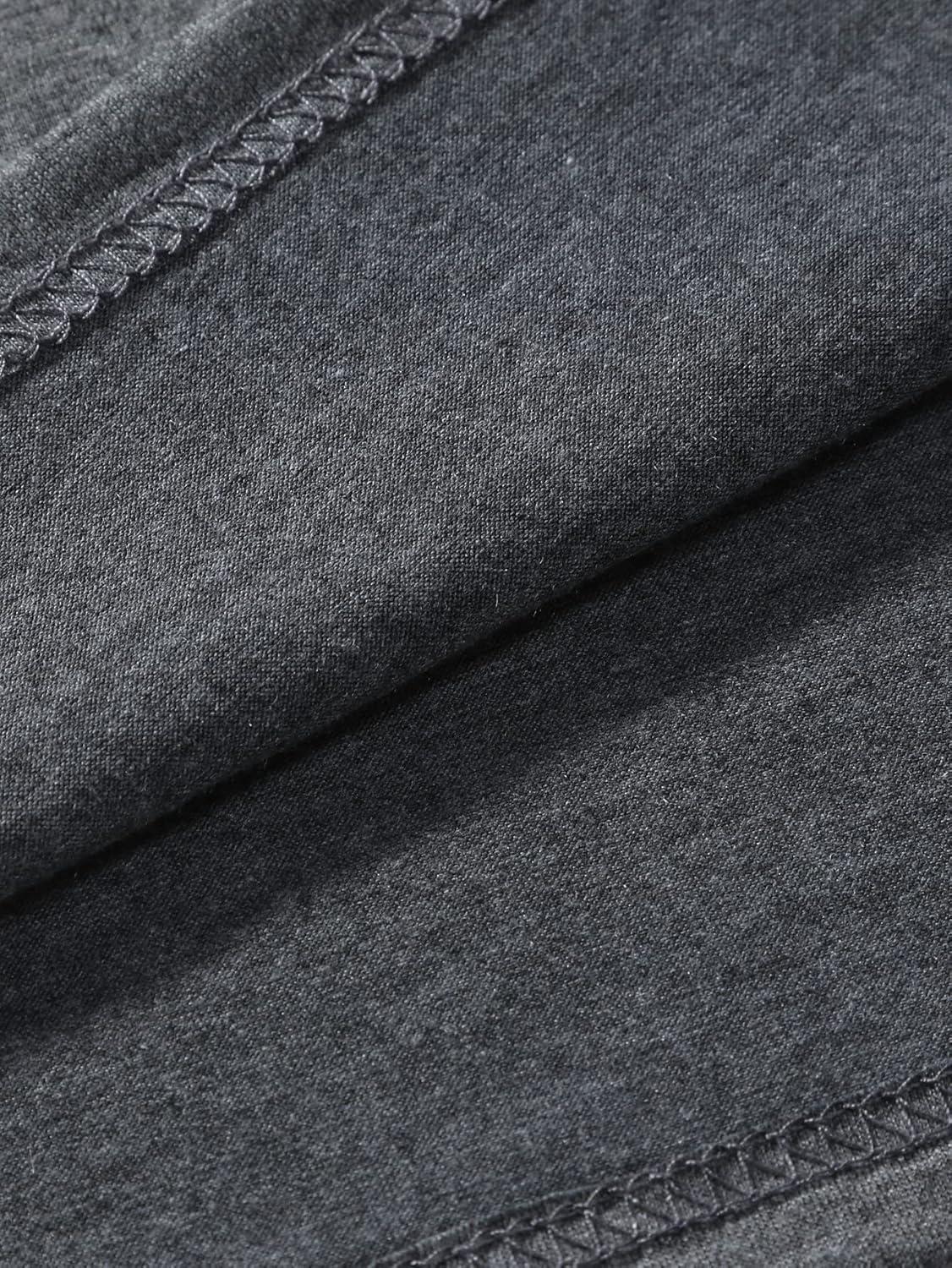 imageOYOANGLE Mens Casual Short Sleeve Colorblock Crewneck Tee Shirt TopsBlack