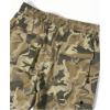 imageOYOANGLE Mens Camo Print Drawstring Waist Casual Baggy Cargo Pants Streetwear with PocketKhaki