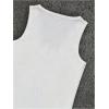 imageOYOANGLE Mens Square Neck Ribbed Knit Tank Top Basic Solid Sleeveless Undershirts Muscle TopsWhite
