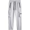 imageOYOANGLE Mens Cargo Joggers Lightweight Quick Dry Athletic Hiking Pants Workout Casual JoggersGrey