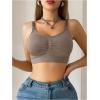 image:imageOYOANGLE Womens 3 Pack Maternity Bras Wireless Nursing Bra Pregnancy Comfy Padded BralettesMulticolor