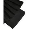 image:imageOYOANGLE Mens Skirt Pants Loose Wide Leg Asymmetrical Pleated Japanese Harajuku Kimono TrousersBlack