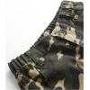 image:imageOYOANGLE Girls Camo Print Cargo Pants Flap Pocket Mid Waist Wide Leg Casual JeansYellow