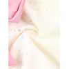 image:imageOYOANGLE Girls Cute 2 Piece Outfits Long Sleeve Bow Sweatshirts and Layered Ruffle Short Skirt SetsPink