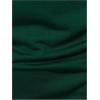 image:imageOYOANGLE Mens Color Block Striped Short Sleeve Golf Shirt Work Dressy Collared TShirtsDark Green