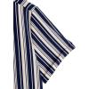 image:imageOYOANGLE Mens Striped Dress Shirts Short Sleeve Button Down Business Casual Shirt TopDeep Blue