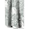 image:imageOYOANGLE Mens Tropical Print Short Sleeve Button Down Shirts Floral Summer Beach Hawaiian ShirtLight Green