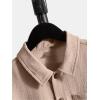 image:imageOYOANGLE Boys Short Sleeve Button Down Shirt Textured Collared Casual Uniform TopKhaki