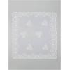 image:imageOYOANGLE Womens Floral Embroidered Hair Scarf Lace Square Hair Bandana Sheer Scarves HeadbandWhite