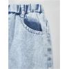 image:imageOYOANGLE Girls 2 Pieces Outfits Y2K Letter Print Top Shirts and Denim Loose Long Pants Jeans SetsBlue and Black