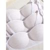 image:imageOYOANGLE Girls Training Bras Padded Bralette with Adjustable Detachable Strap Strapless Bandeau BraLight Grey