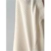 image:imageOYOANGLE Womens Ribbed Lounge Trousers Knit Comfy Drawstring Waist Straight Leg PantsApricot