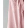 image:imageOYOANGLE Womens Ribbed Lounge Trousers Knit Comfy Drawstring Waist Straight Leg PantsPink